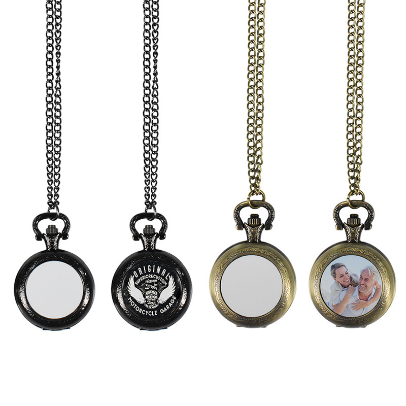 Men'S Fashion Jewelry - Colar de Relógio de Bolso Vintage