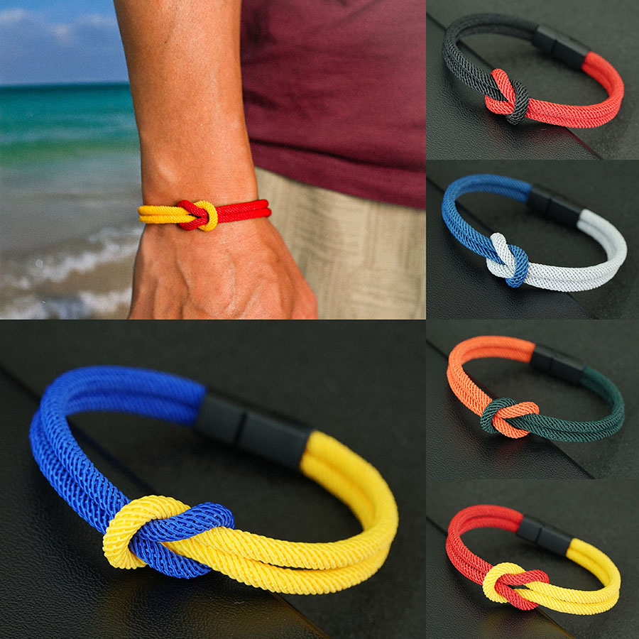 Milan Men'S Fashion - 5 estilos masculino corda pulseira verdadeiro