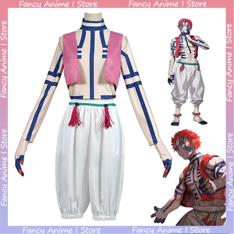 Men'S Fashion Formal - Fantasia de Cosplay Akaza de Anime,