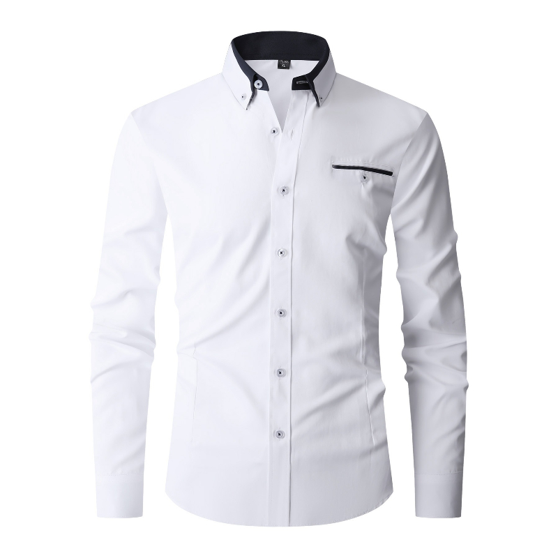 Men'S Fashion Formal - Camisa Formal Masculina de Manga Longa,