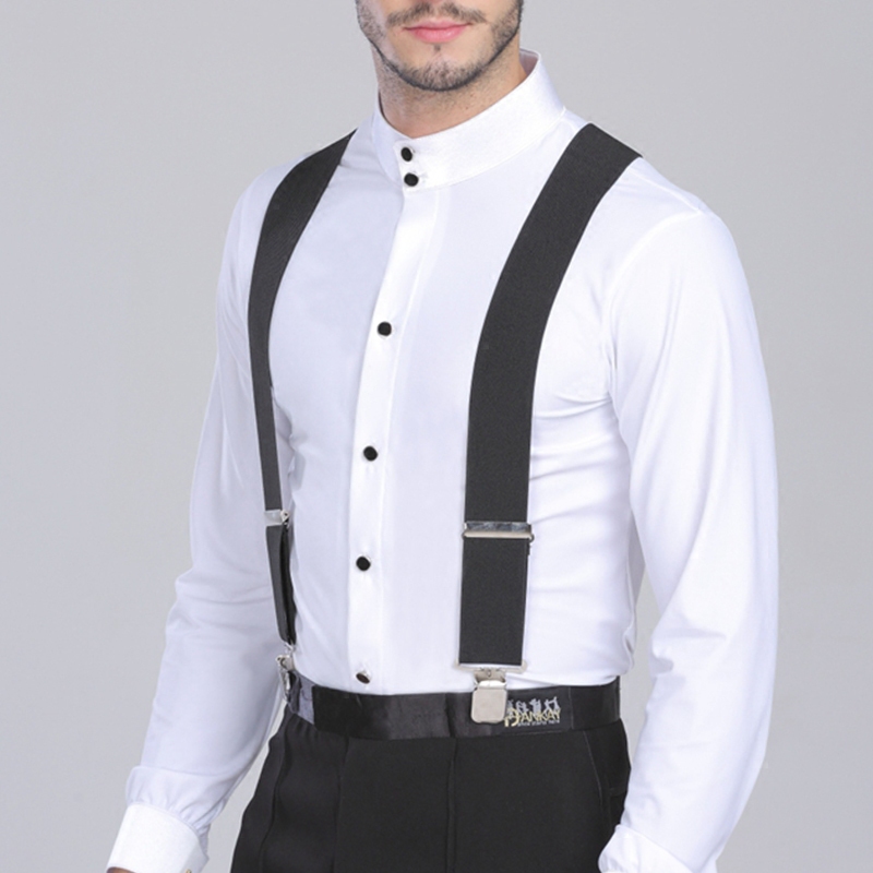 Suspenders Clip Men - Suspensórios resistentes de tamanho grande para