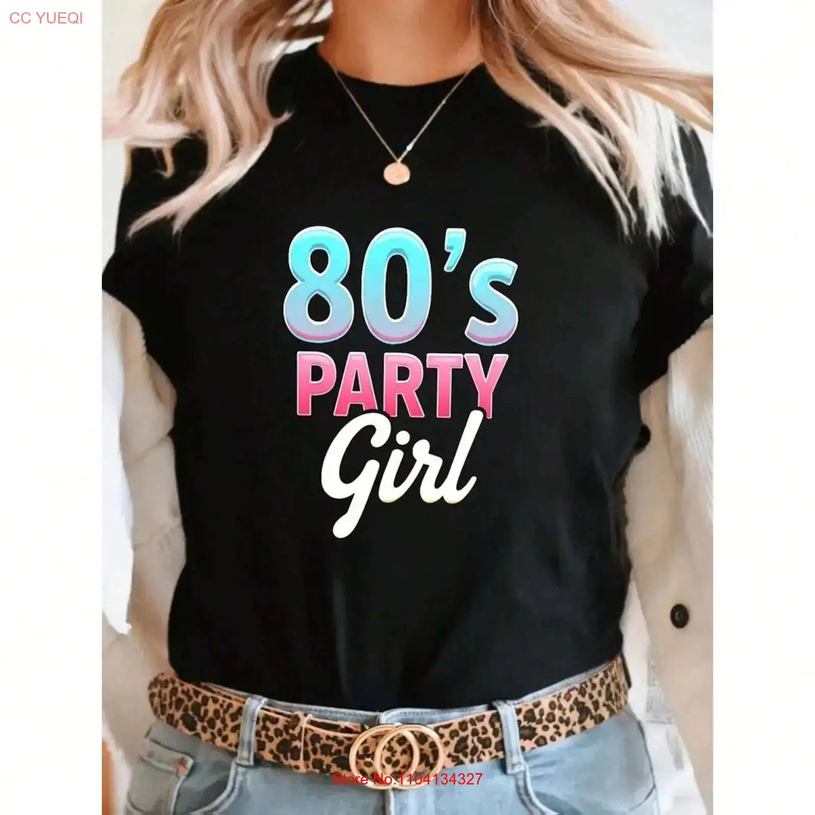 Mens Fashion In The 80S - Camiseta Feminina Estampada Anos 80 para