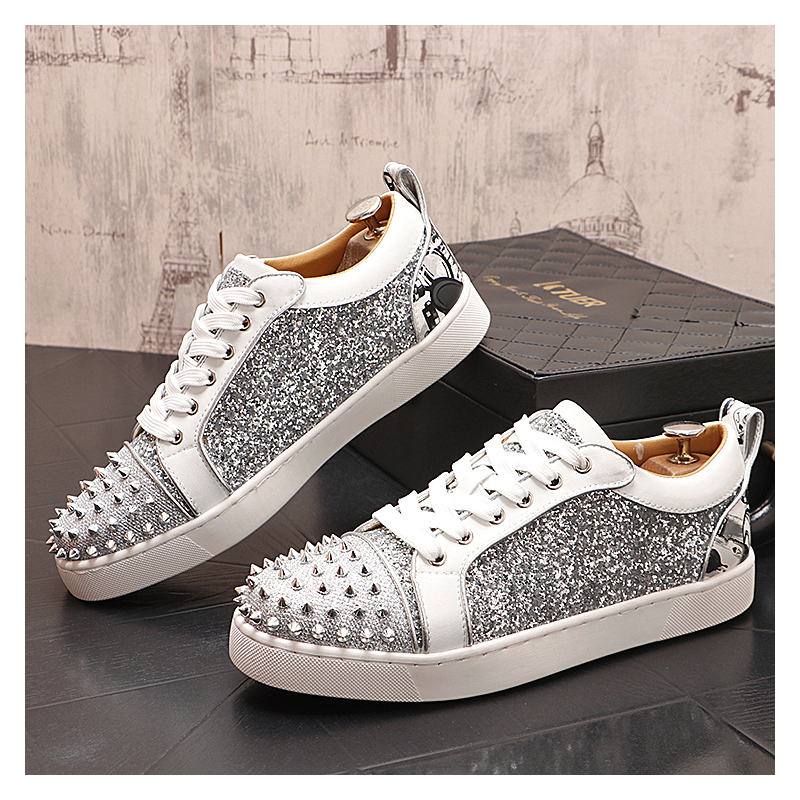 Mens Fashion Dress Shoes - Moda de luxo dos homens rebites