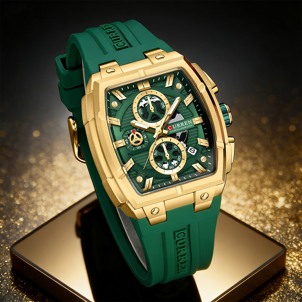 Mens Fashion Watch - Relógio de Luxo Vintage CURREN para