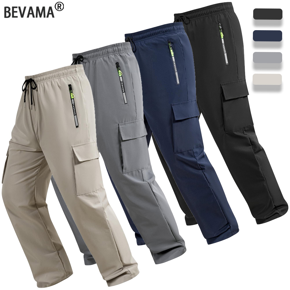 Cargo Jogger Pants - Primavera outono calças de carga masculina