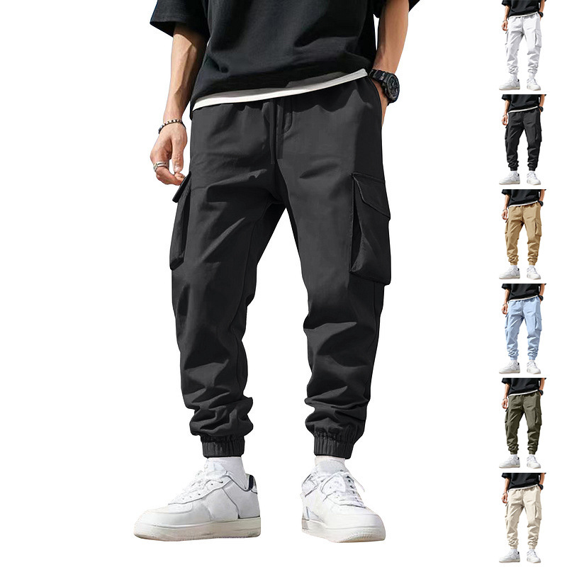 Cargo Jogger Pants - Calças Cargo Masculinas com Múltiplos Bolsos,