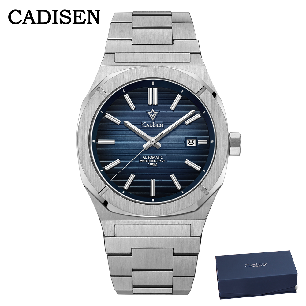 Mens Fashion Watch - Cadisen 2026 mergulhador relógio safira miyota