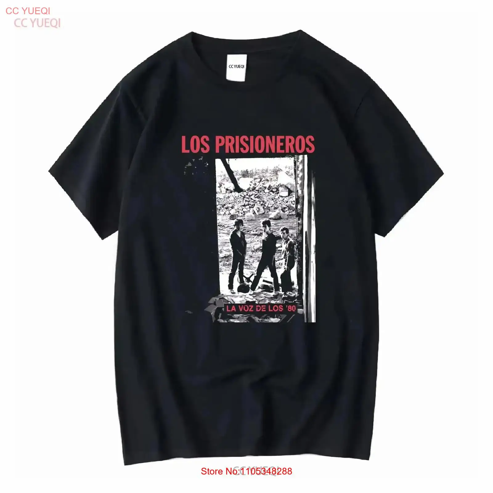 Mens Fashion In The 80S - Camiseta Masculina Vintage Los Prisioneros LA