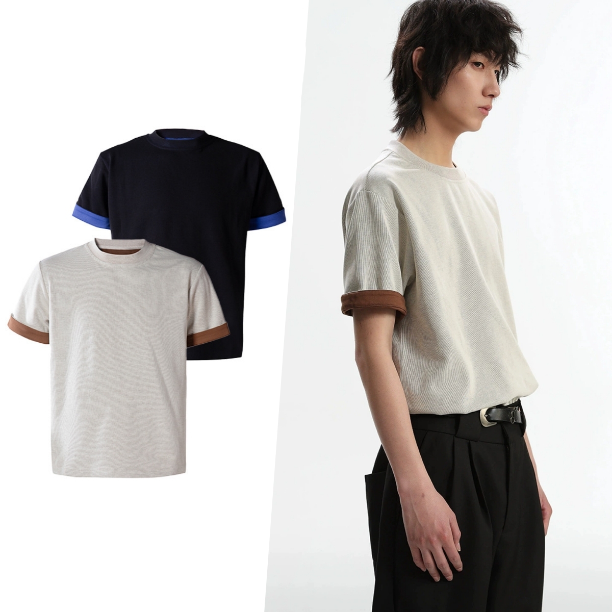 Men'S Fashion Reviews - Camiseta masculina de manga curta com