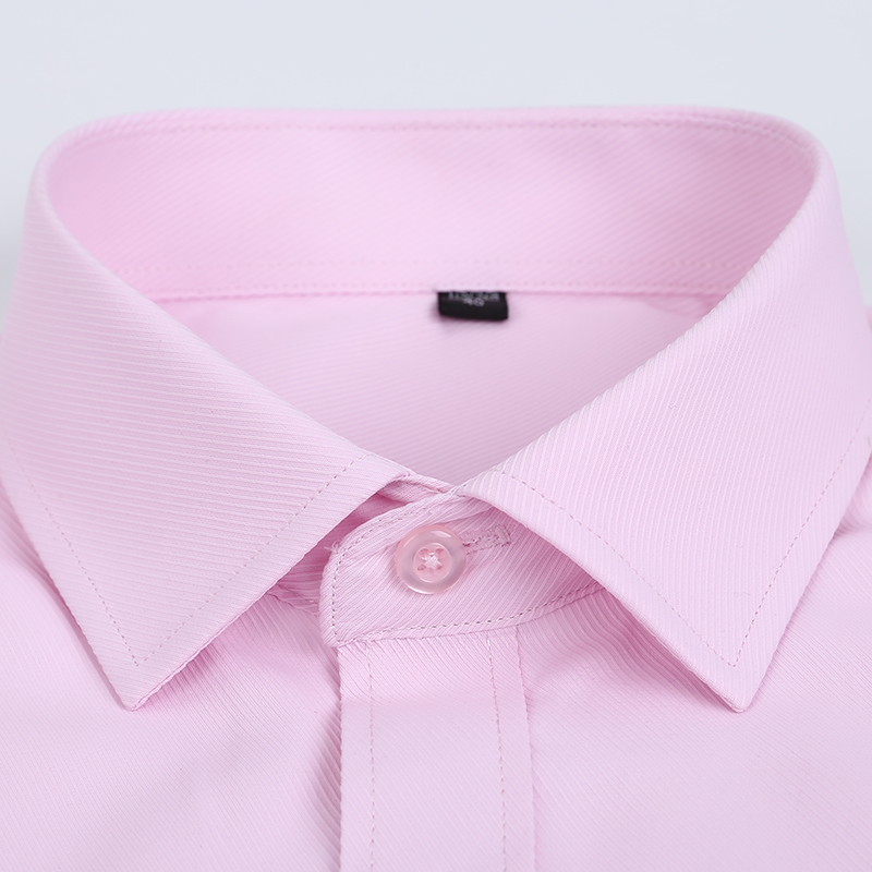 Rosa branco azul sarja camisa  - Dress Shirt Non-Iron avaliação e preço