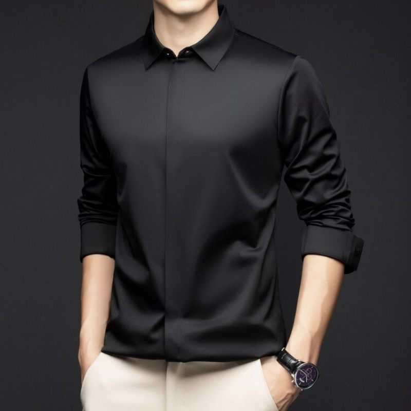 Camisas masculinas de negócios - Dress Shirt Non-Iron avaliação e preço