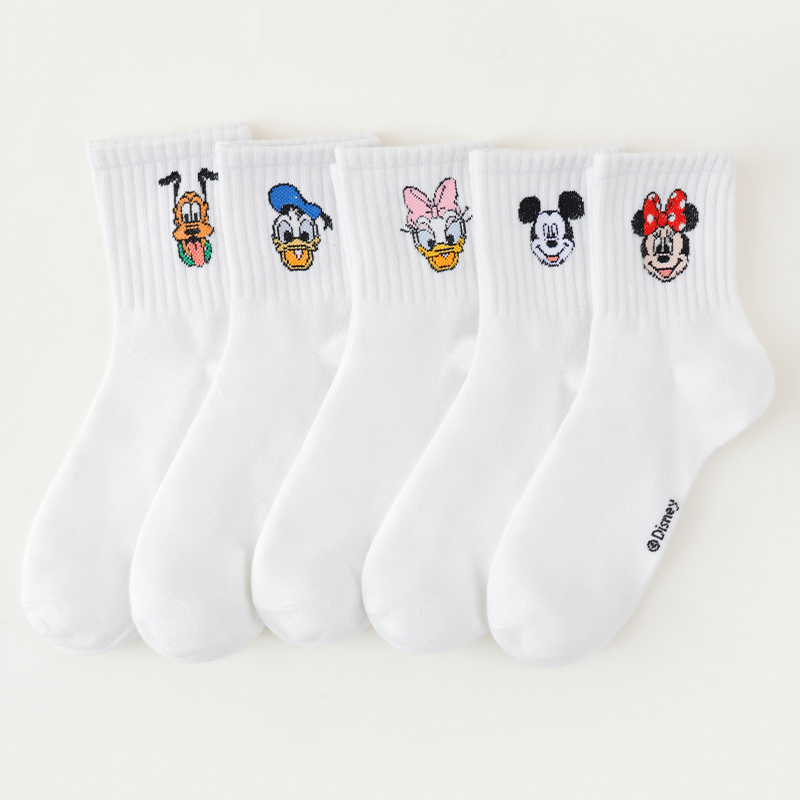 5 Pares de Meias Brancas Femin - Mens Fashion Discord avaliação e preço