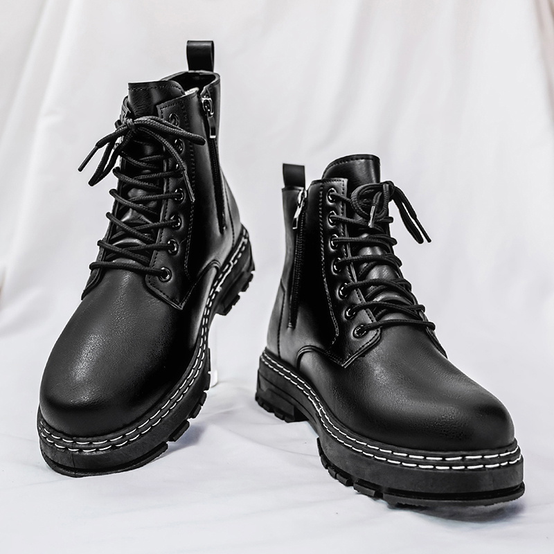 Botas masculinas de couro enve - Mens Fashion Modern avaliação e preço