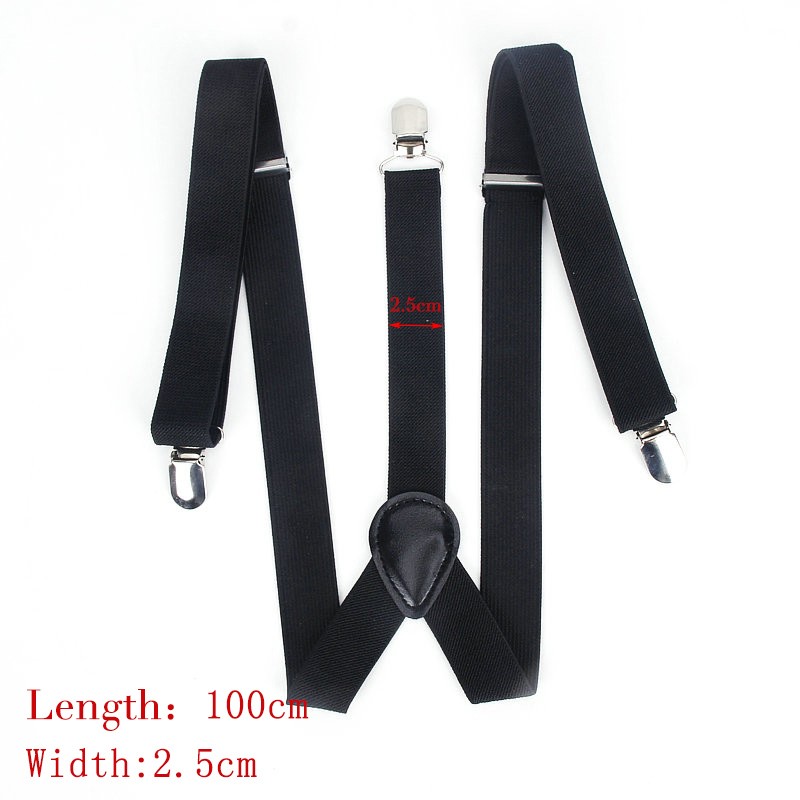 Suspensórios de couro elástico - Suspenders Clip Men avaliação e preço