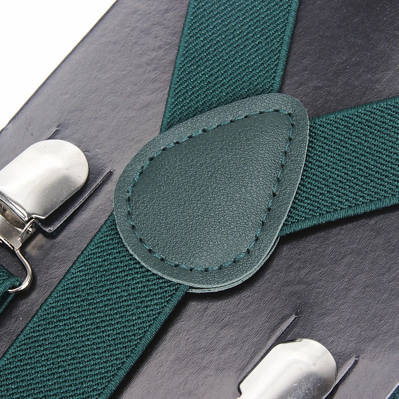 Suspensórios de couro elástico - Suspenders Clip Men avaliação e preço