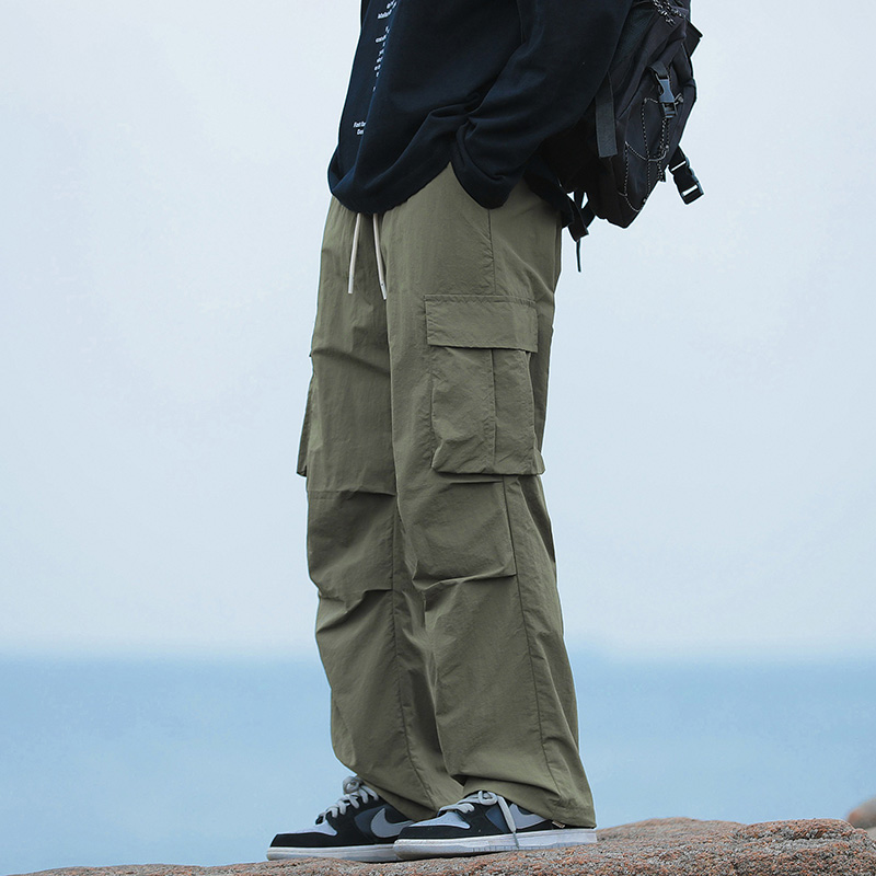 Calças Cargo Masculinas Soltas - Cargo Jogger Pants avaliação e preço
