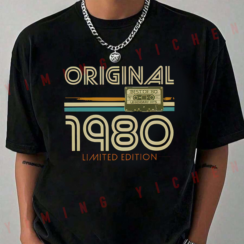 Camiseta Retro Cassete 1980 -  - Mens Fashion In The 80S avaliação e preço