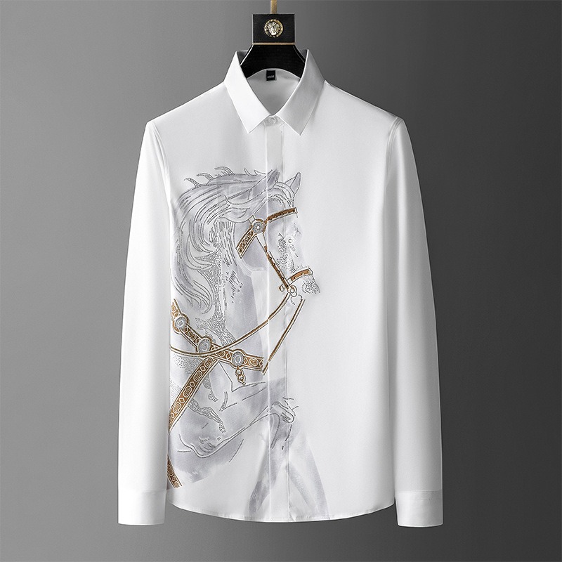 Vestido camisas brancas para h - Dress Shirt Non-Iron avaliação e preço
