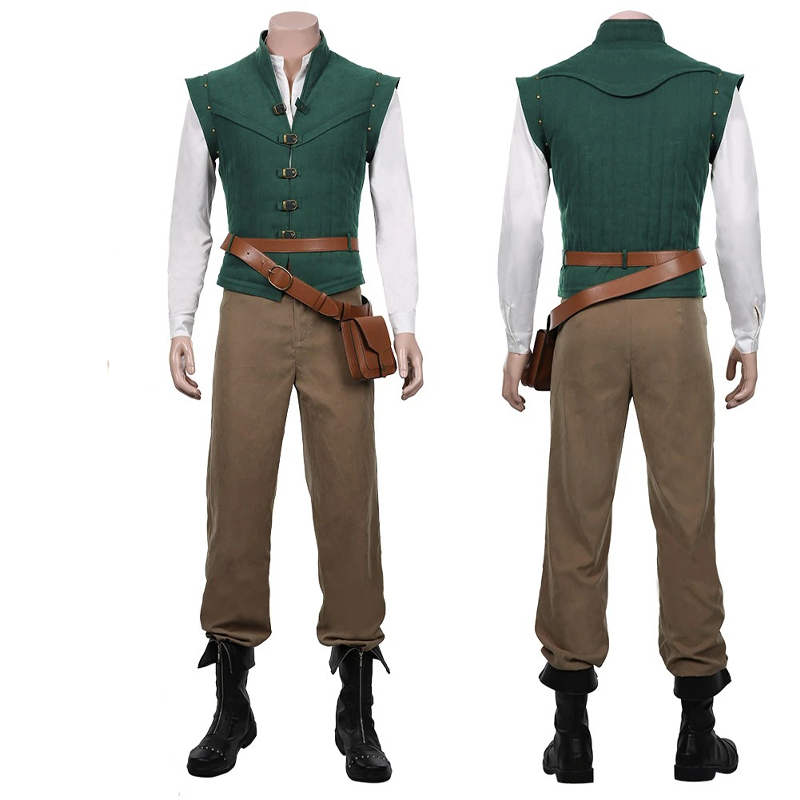 Fantasia de Cosplay Flynn Ride - Mens Fashion Vest avaliação e preço