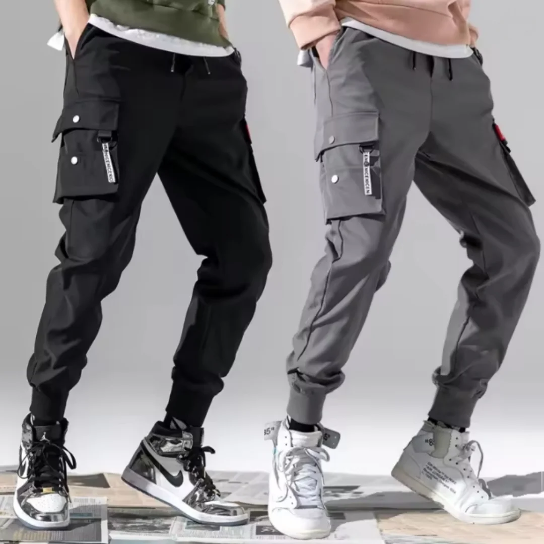 2025 nova moda calças de cor s - Cargo Jogger Pants avaliação e preço
