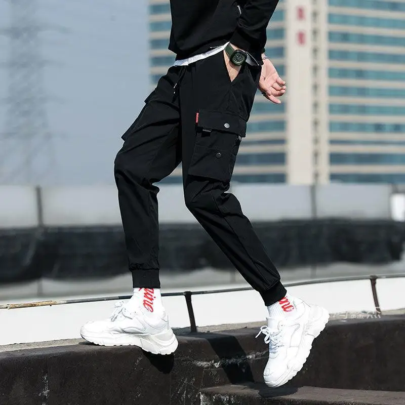 2025 nova moda calças de cor s - Cargo Jogger Pants avaliação e preço
