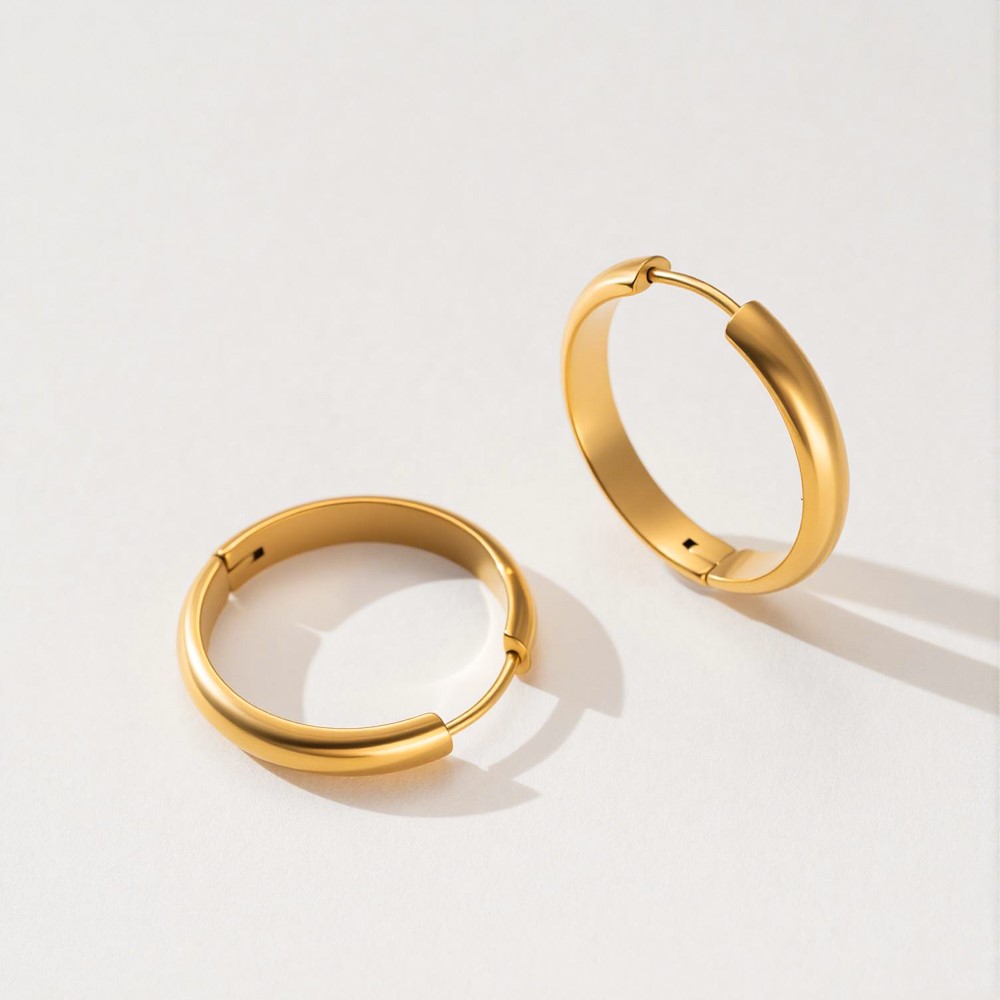 4 Peças de Brincos de Argola R - Men'S Fashion Jewelry avaliação e preço