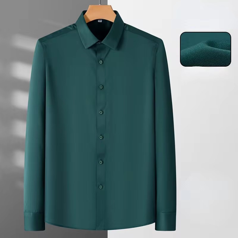 Camisas masculinas de trabalho - Dress Shirt Non-Iron avaliação e preço