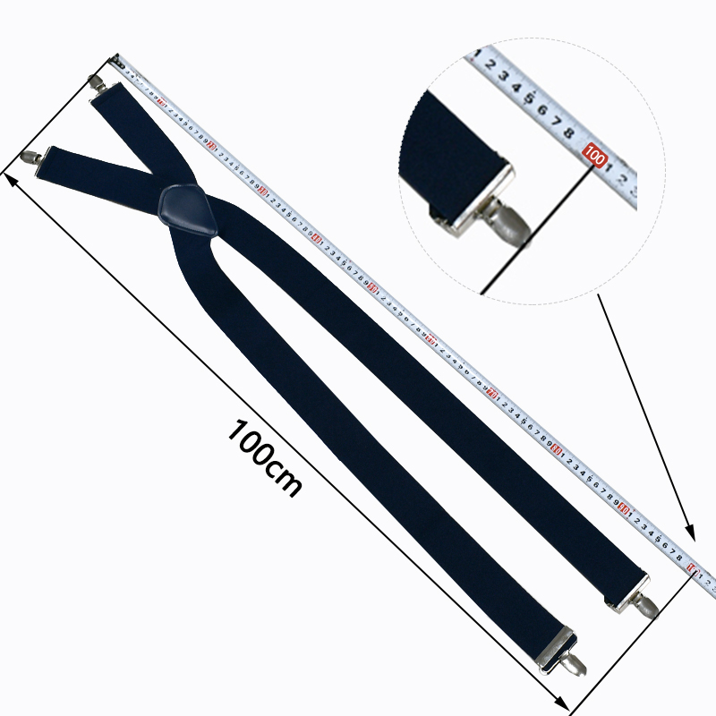 Deepeel moda 5cm de largura su - Suspenders Clip Men avaliação e preço