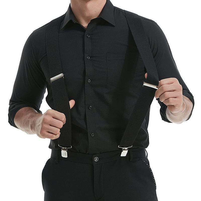 Suspensórios resistentes de ta - Suspenders Clip Men avaliação e preço