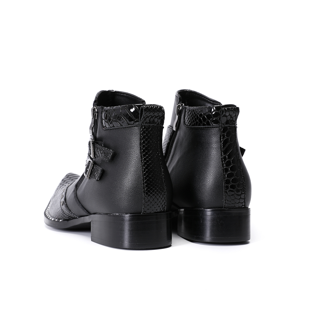 Botas masculinas de couro legí - Mens Fashion Dress Shoes avaliação e preço