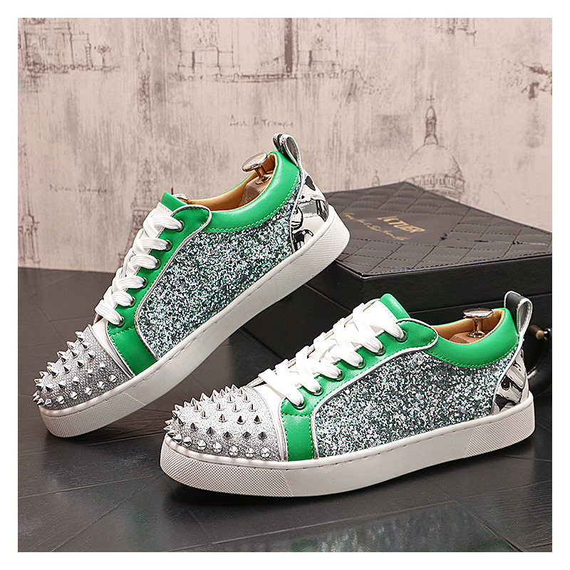 Moda de luxo dos homens rebite - Mens Fashion Dress Shoes avaliação e preço