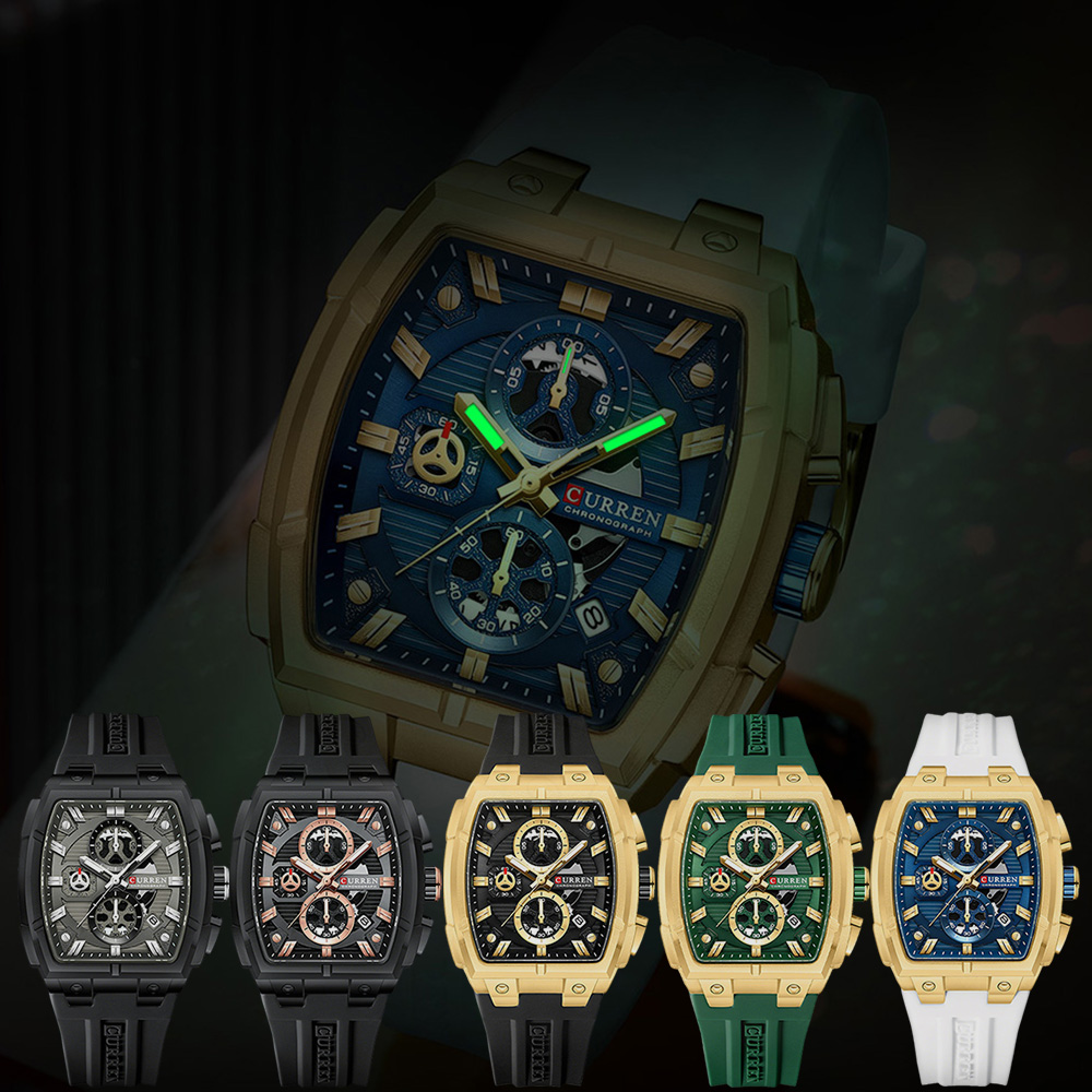 Relógio de Luxo Vintage CURREN - Mens Fashion Watch avaliação e preço