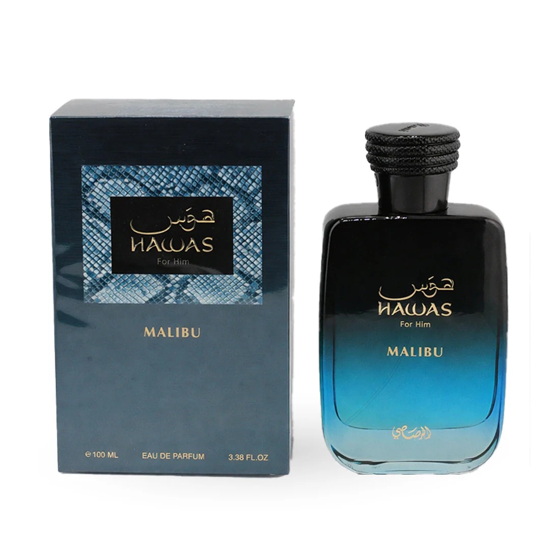 Rasasi Hawas Malibu Para Ele E - Mens Fashion Modern avaliação e preço