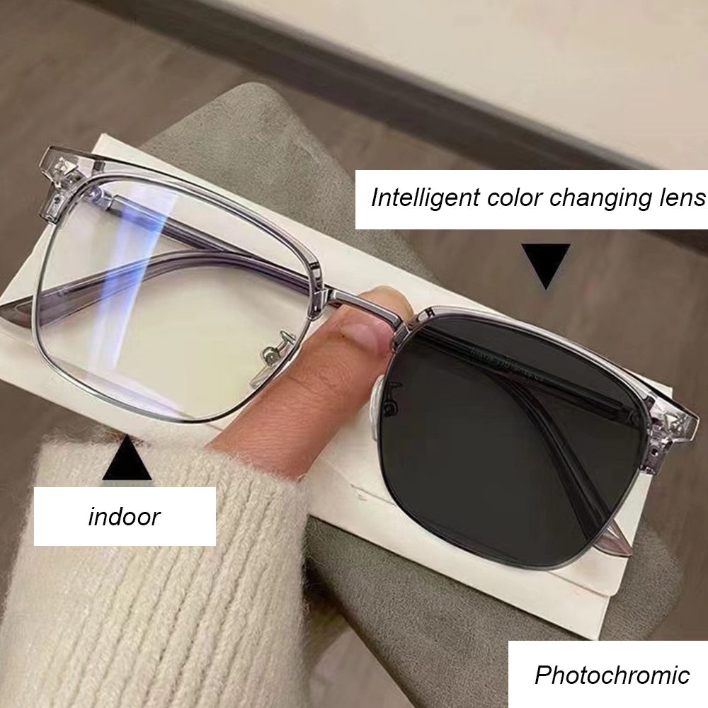 Óculos de meia armação fotocro - Mens Fashion Discord avaliação e preço