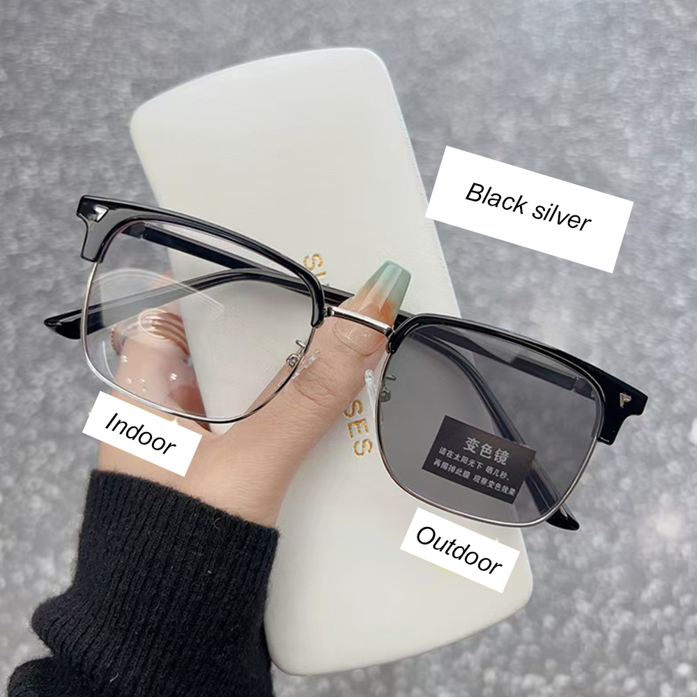 Óculos de meia armação fotocro - Mens Fashion Discord avaliação e preço