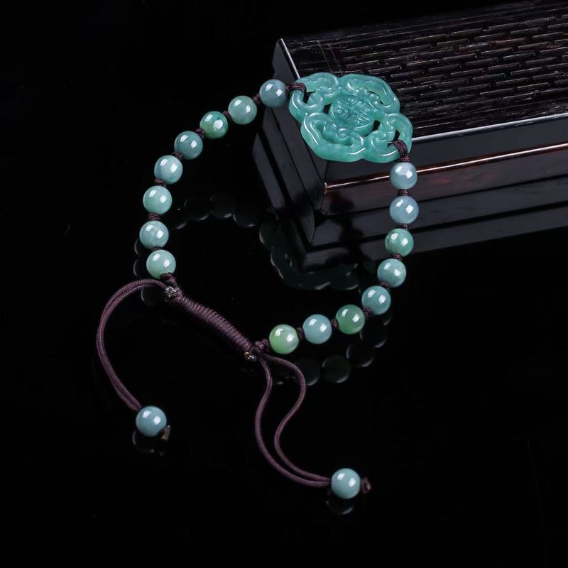 Pulseira de Jadeíta Natural Gr - Men'S Fashion Jewelry avaliação e preço
