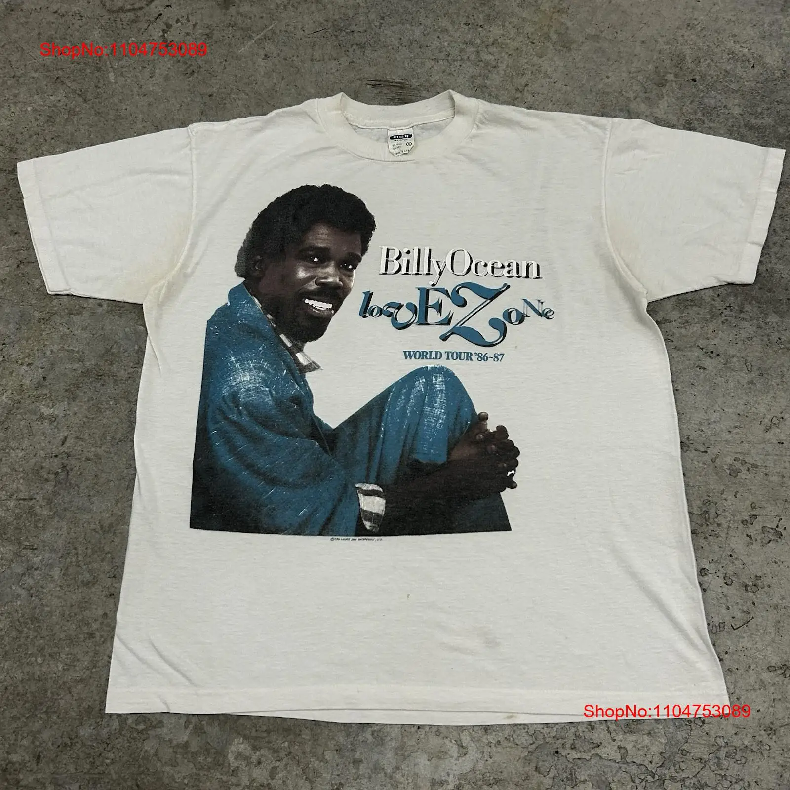 Vintage 80s billy oceano banda - Mens Fashion In The 80S avaliação e preço