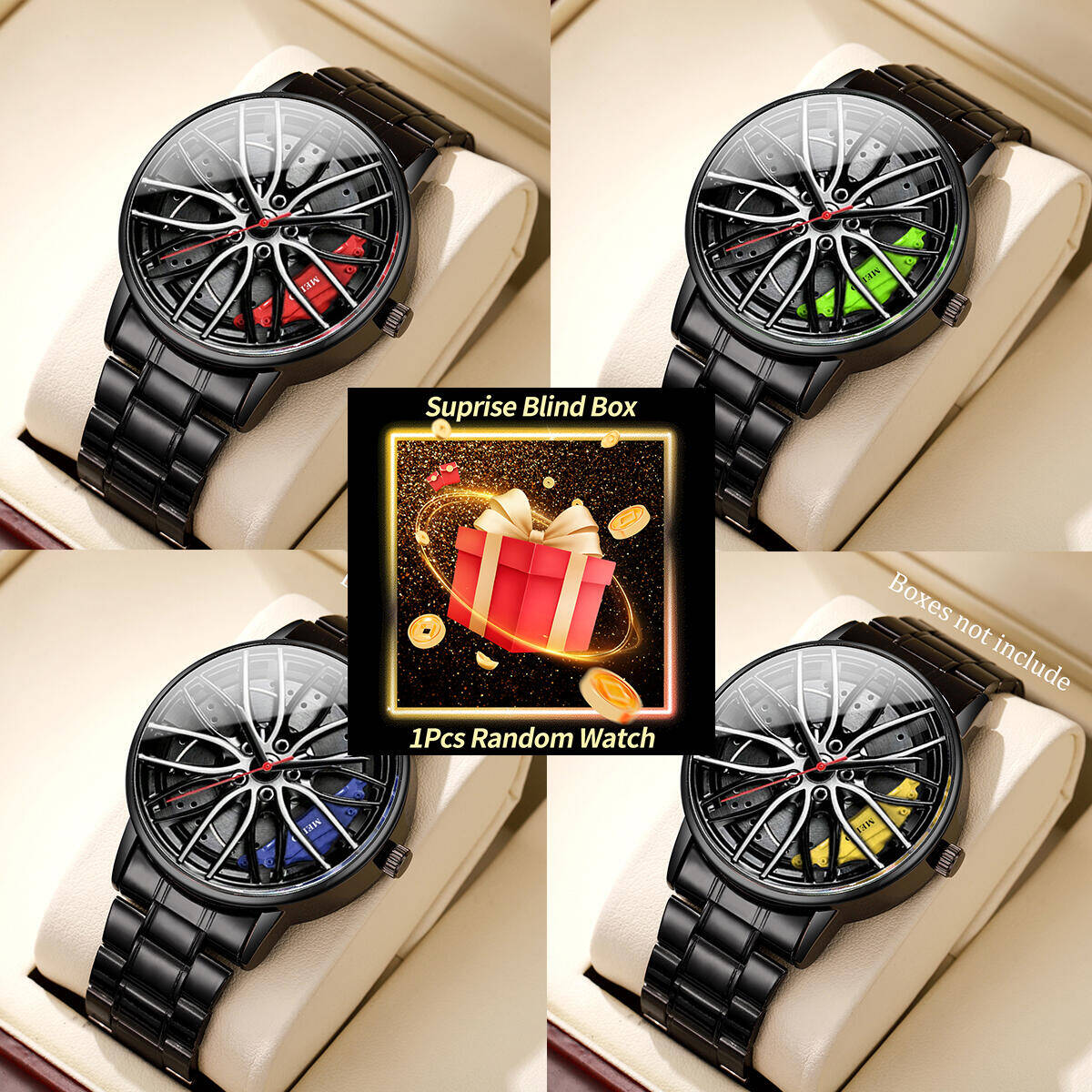 1pc surpresa mistério relógio  - Mens Fashion Watch avaliação e preço