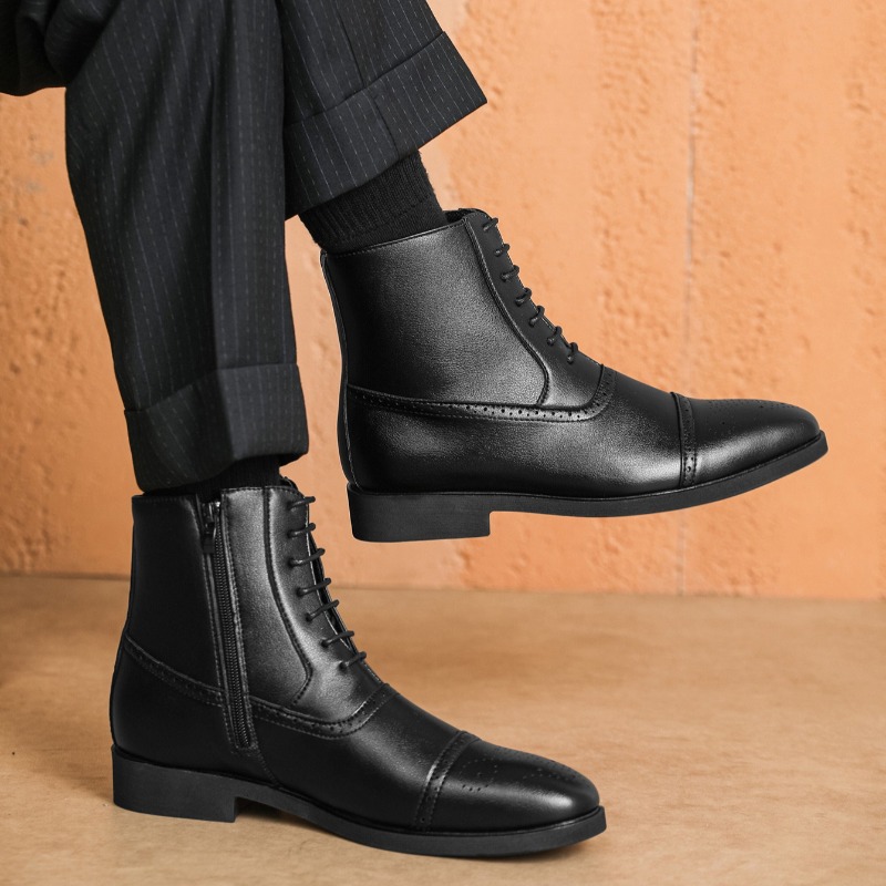 Botas masculinas de luxo novos - Mens Fashion Dress Shoes avaliação e preço