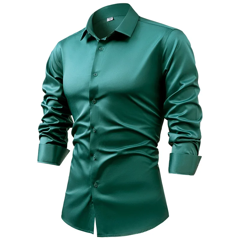 2025 primavera outono azul rea - Dress Shirt Non-Iron avaliação e preço