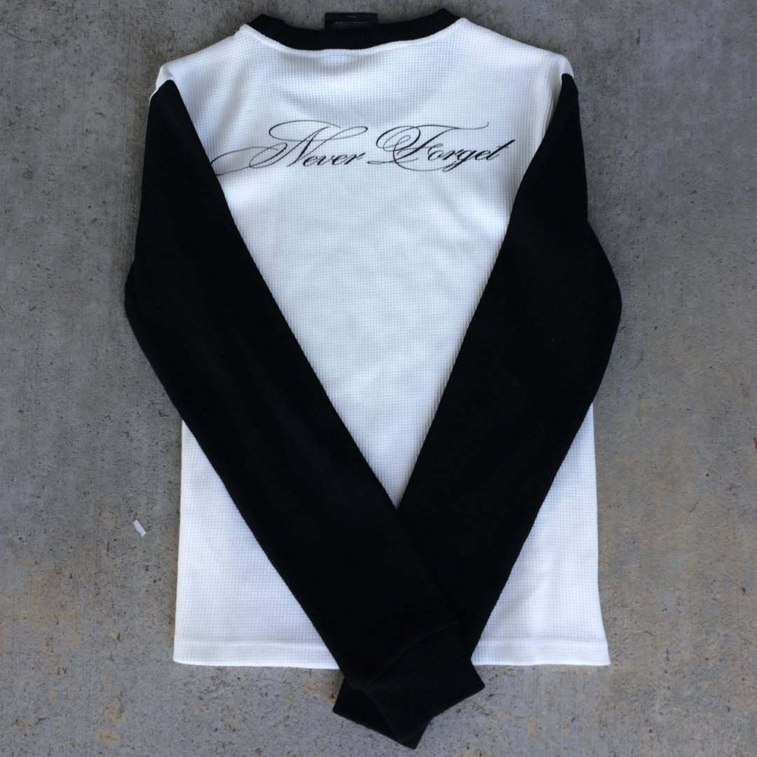 Nova Camiseta de Manga Longa E - Men Fashion Upper avaliação e preço