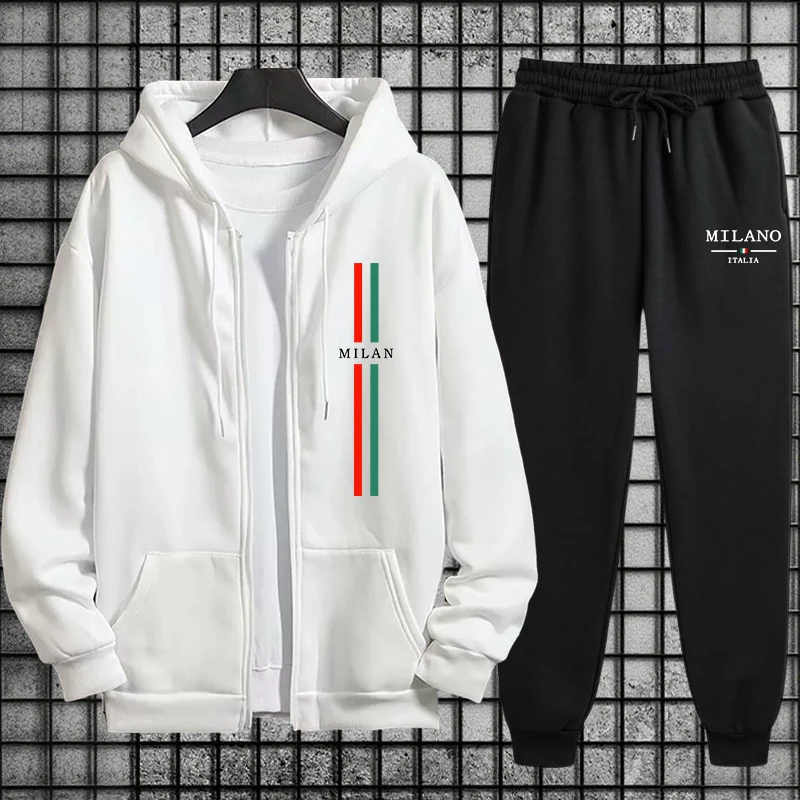 Conjunto Esportivo Masculino C - Milan Men'S Fashion avaliação e preço