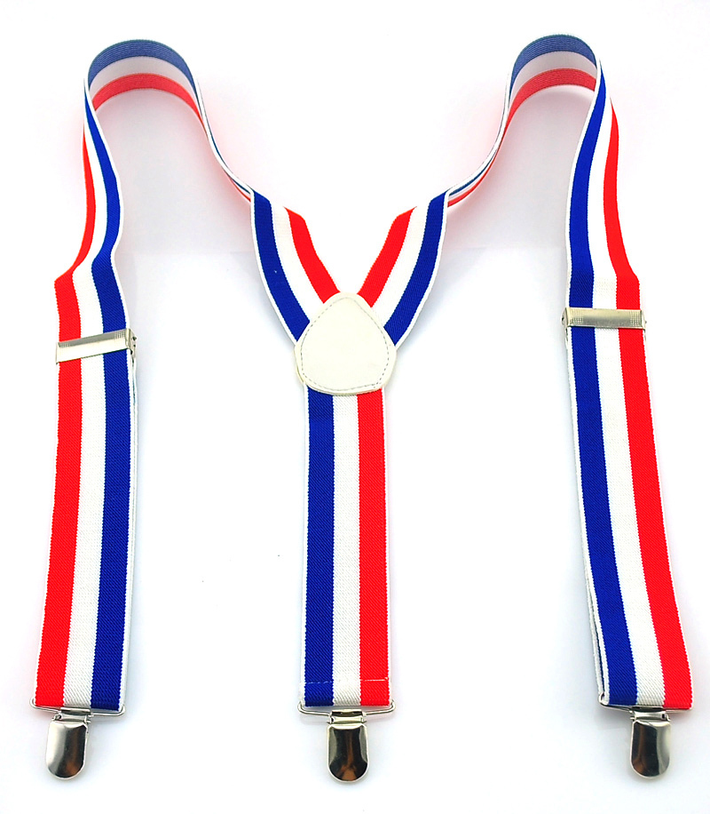 Novo 3.5cm de largura 6 listra - Suspenders Clip Men avaliação e preço