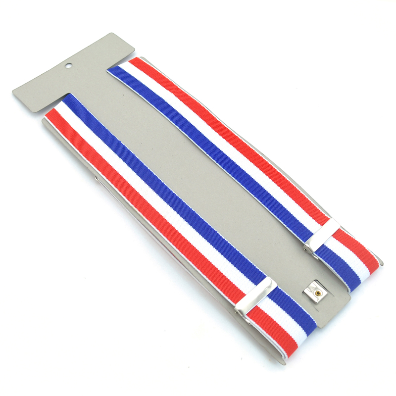 Novo 3.5cm de largura 6 listra - Suspenders Clip Men avaliação e preço
