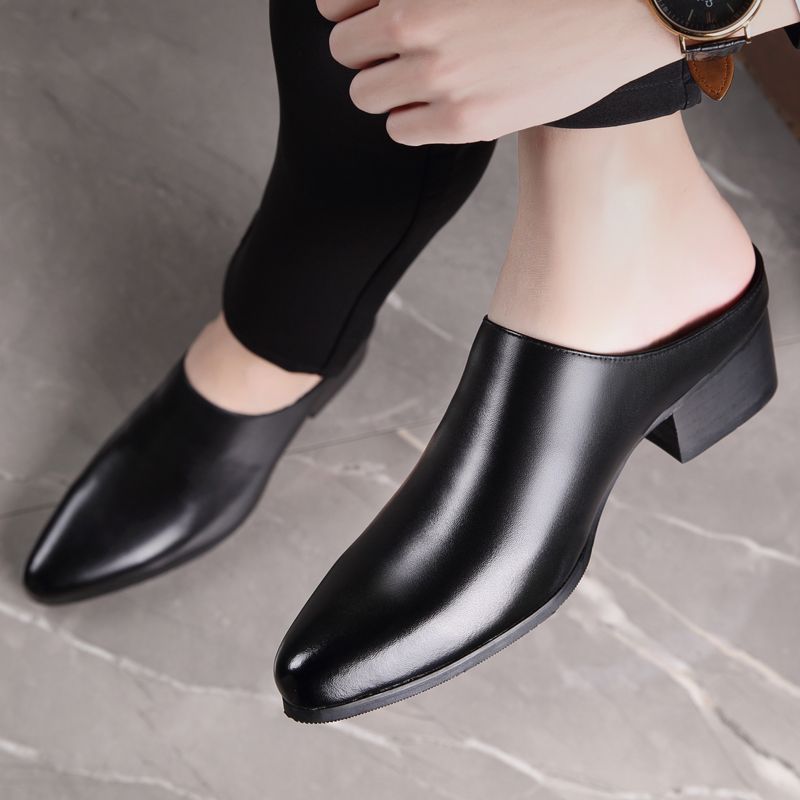 Sandálias Masculinas Pontiagud - Mens Fashion Dress Shoes avaliação e preço