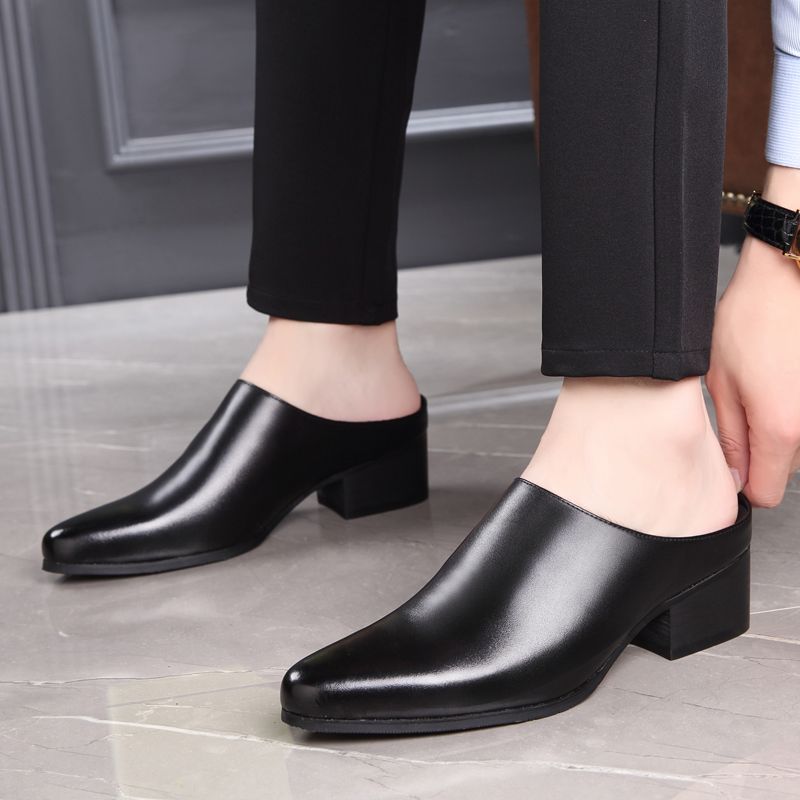 Sandálias Masculinas Pontiagud - Mens Fashion Dress Shoes avaliação e preço