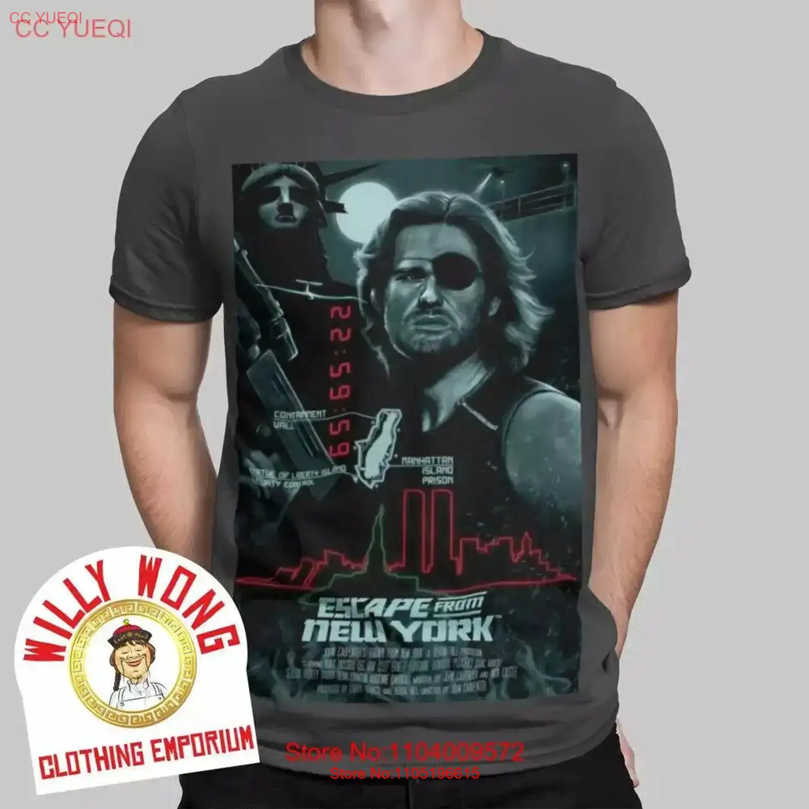 Fuga de nova york t camisa ret - Mens Fashion In The 80S avaliação e preço