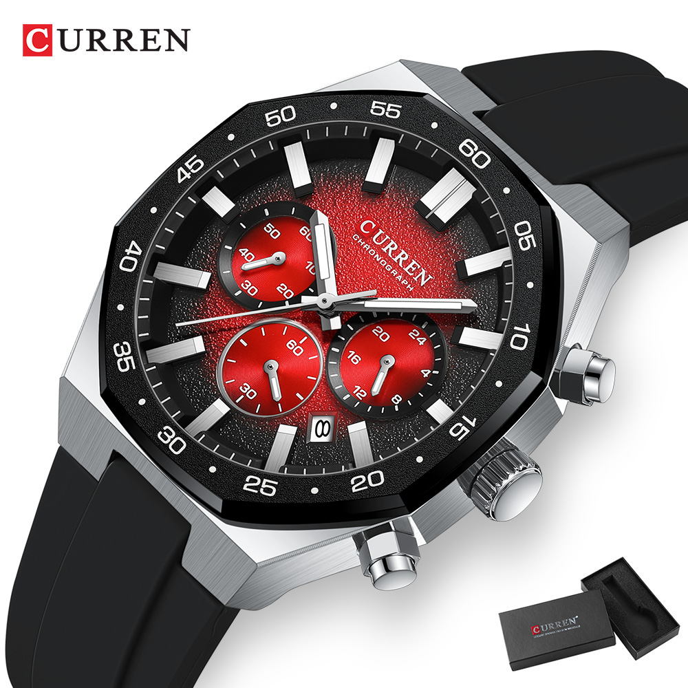Relógio Esportivo Casual Mascu - Mens Fashion Watch avaliação e preço