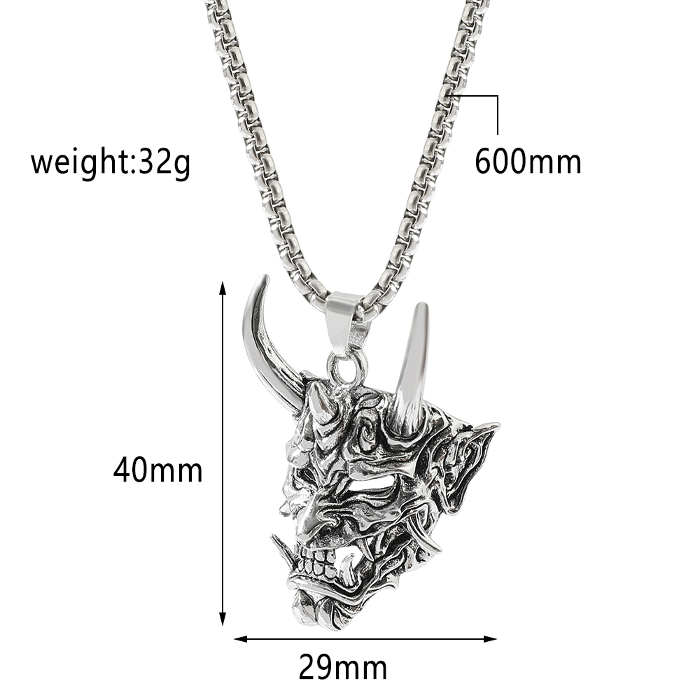 Colar com Pingente de Máscara  - Men'S Fashion Jewelry avaliação e preço