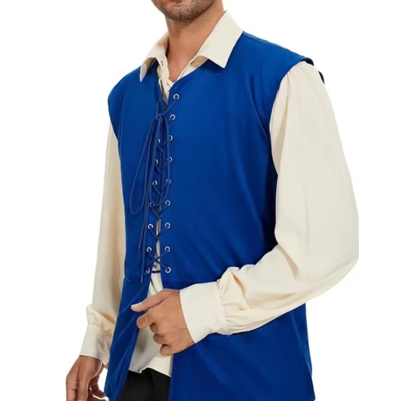 Colete Masculino Medieval Rena - Mens Fashion Vest avaliação e preço